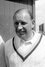 Arnold Hamer Derbyshire C C C 1950s Historic Old Sports Photo 1 picture