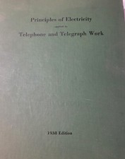  Bell System Principles of Electricity and Telephone & Telegraph Book picture