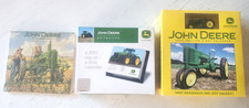Lot of 3 John Deere 2009 Tractor-A-Day Desk Calendar Die Cast New Sealed picture