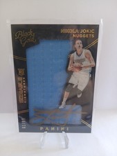 2015-16 PANINI Black Gold Nikola JOKIC Sizeable Signatures RC Auto Patch /99 picture