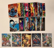 1992 Skybox Marvel Masterpieces Complete Base (100) & Spectra (5) Sets Iconic picture