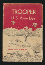 Trooper U. S. Army Dog Illustrated 1943 First Ed. + Dust Jacket Bernard Garbutt picture