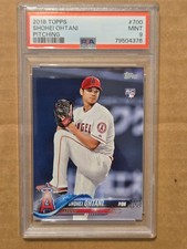 2018 TOPPS SHOHEI OHTANI #700 ROOKIE CARD GRADED PSA 9 MINT picture