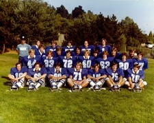 Vintage 1970's Football Team /High School - Original - Snapshot picture