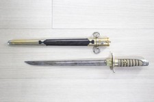 Rare Early Imperial Japanese Forestry Official Dirk Dagger Rayskin Scabbard P35 picture