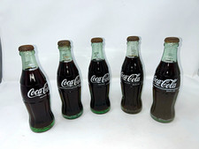 Lot of 5 - Unopened Vintage 6 1/2 oz Coca-Cola Bottles (Return For Deposit Age). picture