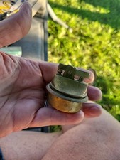 Vintage Brass Tabletop Cigarette Lighter ~ Japan picture