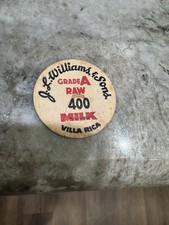 VILLA RICA GA J L WILLIAMS & SONS MILK BOTTLE CAP picture