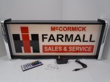 Farmall McCormick IH LED Display lighted sign lightbox Wall Hanging Light picture