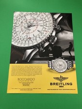 BREITLING MONTBRILLANT DATORA WATCH ORIGINAL PRINTED AD ADVERTISEMENT PRINT picture