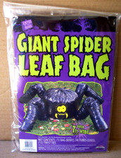 Giant Spider Leaf Bag, Over 7' Wide Great Family Fun Halloween Yard Fall Decor picture