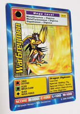 Bandai Digimon Digital Monster Wargreymon Mega Level TB-12 Card 2000 English picture