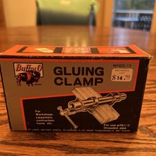NOS Buffalo Brand Gluing Clamp No GC-12 New In Box Vintage Clean Made In Taiwan picture