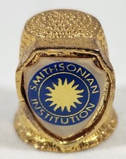 Vintage Smithsonian Institution Metal Souvenir Thimble picture