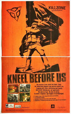 Vintage Print Ad 2004 Killzone PS2 PlayStation 2 Original Promo Poster Art picture