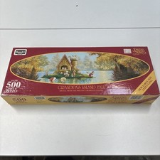 Precious Moments Grandpa’s Island Fall 500+pc Puzzle RoseArt 97020 SEALED 1995 picture