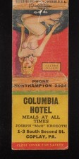 1940s Columbia Hotel Phone Northampton Joseph Mutt Kroboth Sexy PinUp Coplay PA picture