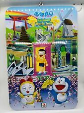 Doraemon Collectible 7-11 Rainbow World Tour Tin Folder with 38 Magnets Rare picture