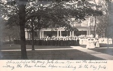 RPPC University of Illinois May Fete Maypole Dance Photo Postcard J75 picture