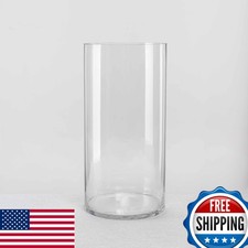 CYS Excel Large Glass Cylinder Vase (H:16