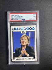 Hillary Clinton 2008 Topps Campaign Card HC PSA 7 picture