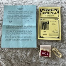 Vintage Dick Zimmerman Super Pull Magic Trick Gimmick Complete Instructions  picture