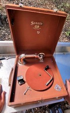Antique Sonora Table Top Hand Crank 78 Phonograph Player WORKS GREAT picture