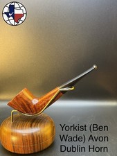 Vintage Yorkist (Ben Wade Sub) Avon Dublin Horn Tobacco Pipe picture