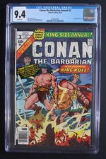 CONAN THE BARBARIAN ANNUAL #3 KING KULL Chaykin Neal Adams 1977 Buscema CGC 9.4 picture