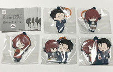 Two People Smoking Behind the Supermarket Rubber Charms Complete Set of 5 Type picture