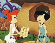 Flintstones-Wilma/Betty-Original Prod Cel-Jetson's Meet Flintstones Signed 2x's picture