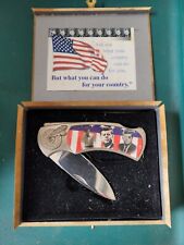 Commemorative Knife John F. Kennedy, Stainless Steel In original box JFK picture