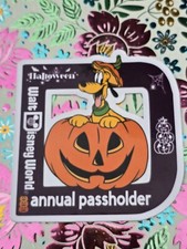 Disney annual passholder Magnet Pluto Halloween ''FAN ART MAGNET' picture