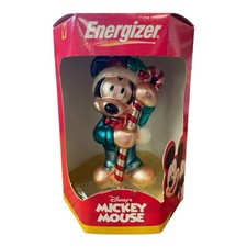 Mickey Mouse Disney Energizer European Style Glass Ornament picture