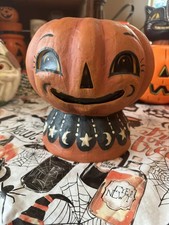 Bethany Lowe Johanna Parker Halloween Magic Pumkinny Lantern w/Lights—Retired picture