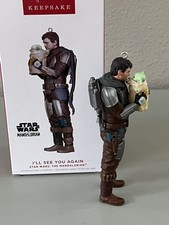 HALLMARK 2022 STAR WARS: THE MANDOLORIAN iI'LL SEE YOU AGAIN ORNAMENT picture
