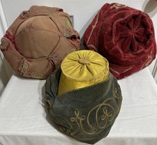Antique 1890s IOOF Odd Fellows Lodge Hat Lot of 3 M.C. Lilley & DeMoulin Bros picture