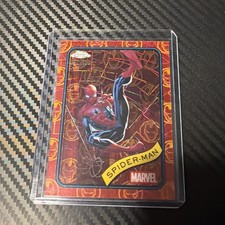 2025 Topps Chrome Marvel Spider-Man /100 Iron Man picture