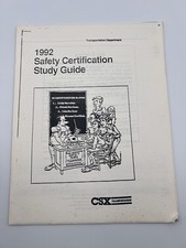 CSX Railroad Transportation Safety Certification Study Guide - 1992 picture