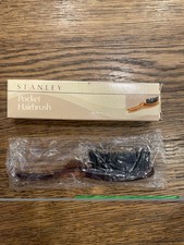 Vintage Stanley Nylon Bristle Pocket Hairbrush Amber picture