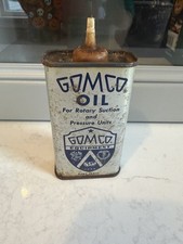 Vintage 1950s Rare GOMCO Oil 4oz Handy Oiler Can picture