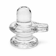 Crystal / Sphatik Shivling / Sphatik Shiva Linga Mahadev 100% Original 40-50 gm picture