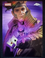 2025 Topps Deadpool Chrome Reflections Gambit vs Wolverine SSP Case Hit picture