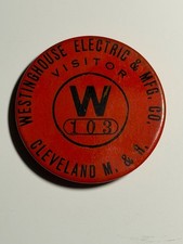 Westinghouse Electric & Mfg. Co. Cleveland M. & R. Visitor badge picture