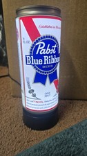 Vintage 2011 Pabst Blue Ribbon PBR Illuminated Light Up Beer Cans, NOS picture