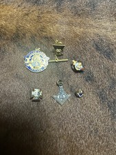 Vintage Masonic Freemason Shriner Pin Charm Lot Grand Lodge Indiana Centennial picture