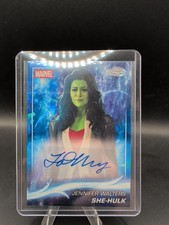 2025 Topps Marvel Studios Chrome Sapphire She-Hulk Auto picture