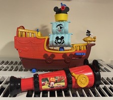 Disney Junior Mickey Mouse Funhouse Treasure Adventure Pirates Ship Playset picture