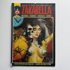 Portugal Press Zakarella #9 Portuguese Horror Crime Comic Rare HTF 1976 picture