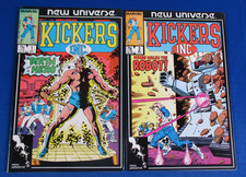 Kickers Inc 1 2 Marvel New Universe 1986 Sal Buscema 1st Print Comic Book picture